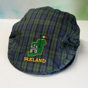 Shandon Tartan Cap with Ireland Patch, Size M